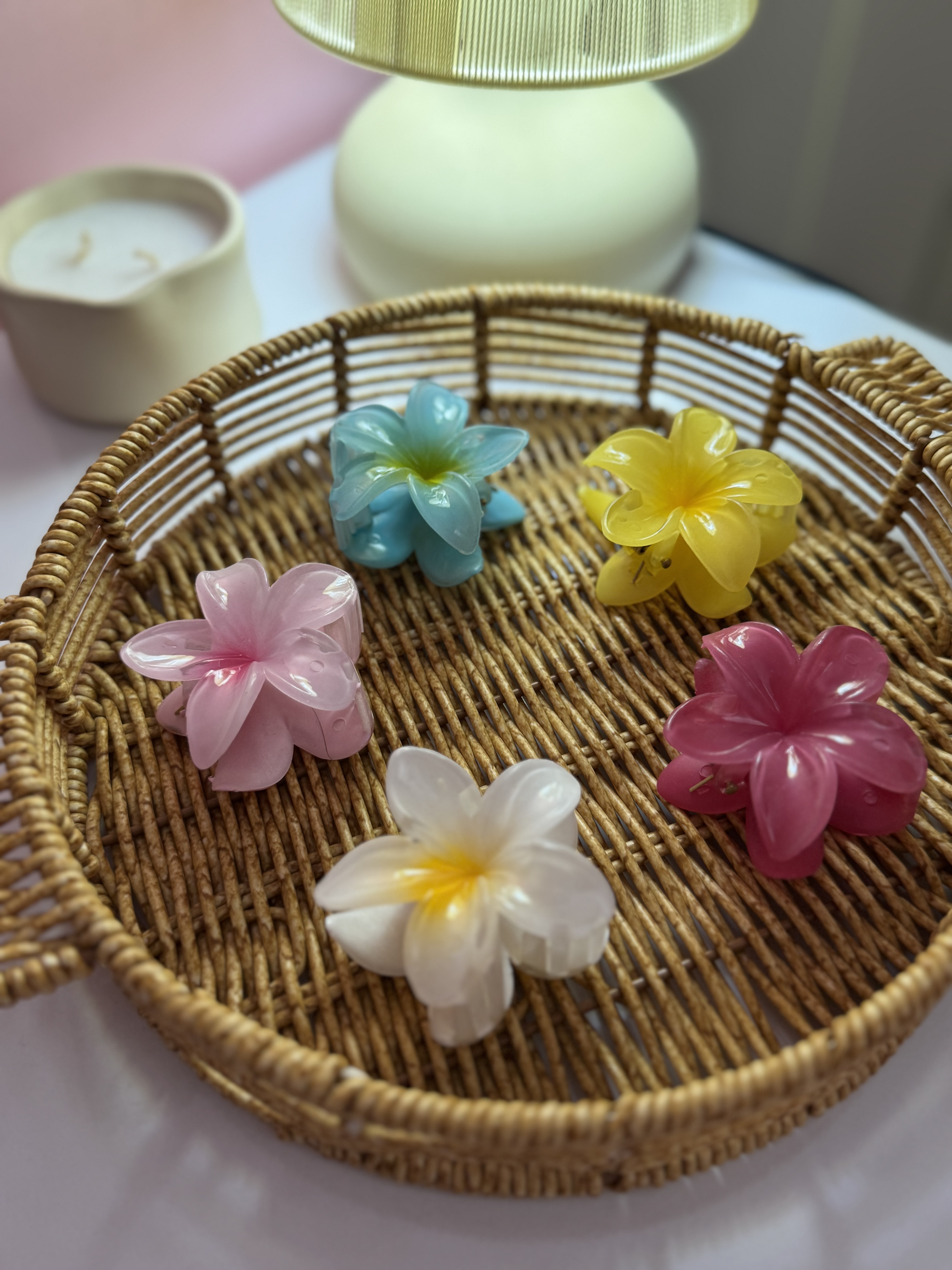 کلیپس گل پلیمری کوچک | آهونه